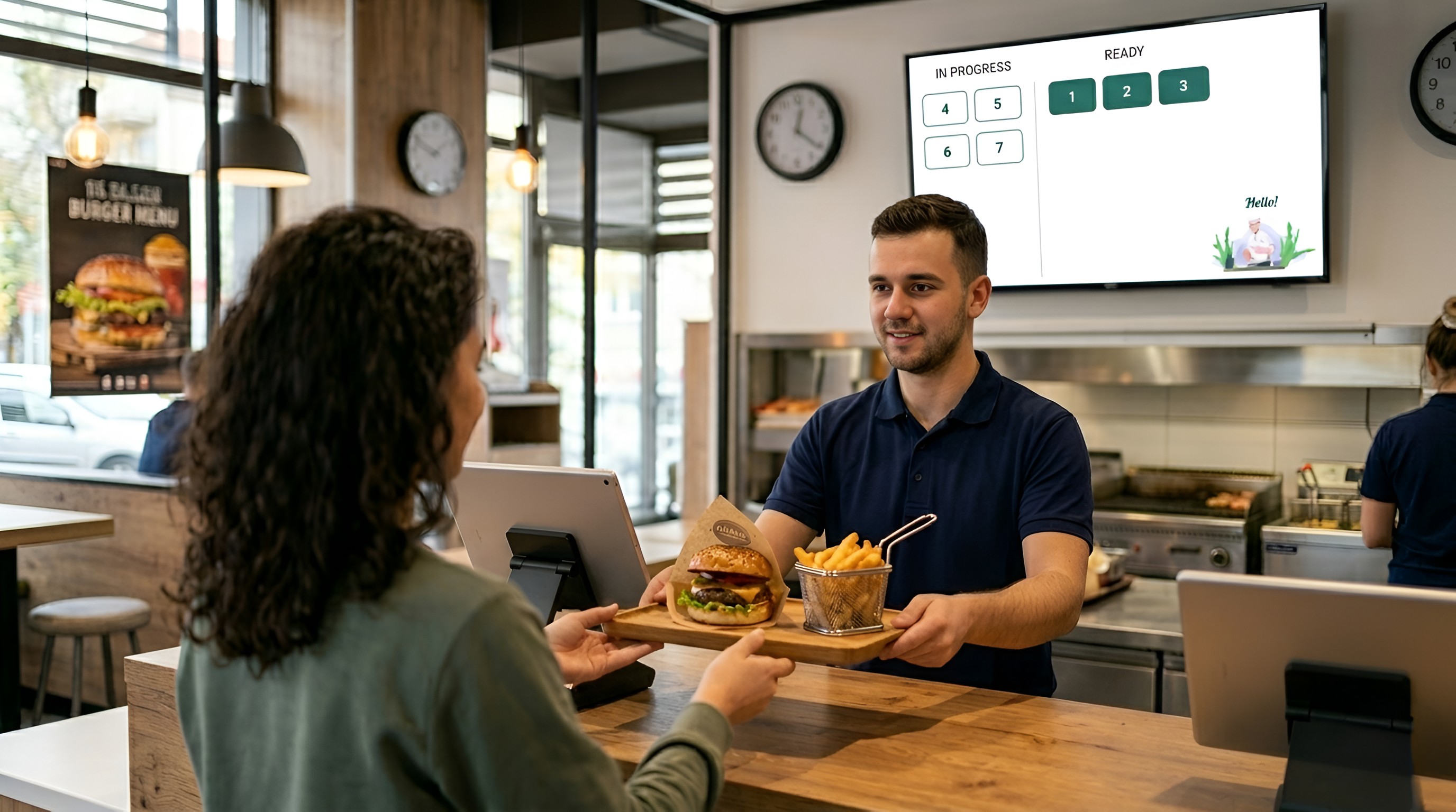 Comanda este pregătită și marcată ca fiind gata pentru client